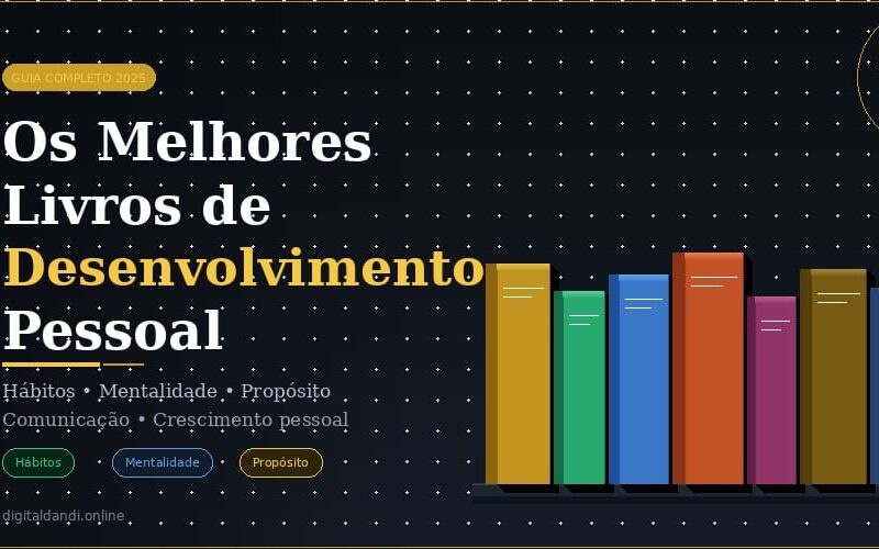 Os Melhores Livros de Desenvolvimento Pessoal: Guia Completo para Mudar de Vida em 2026