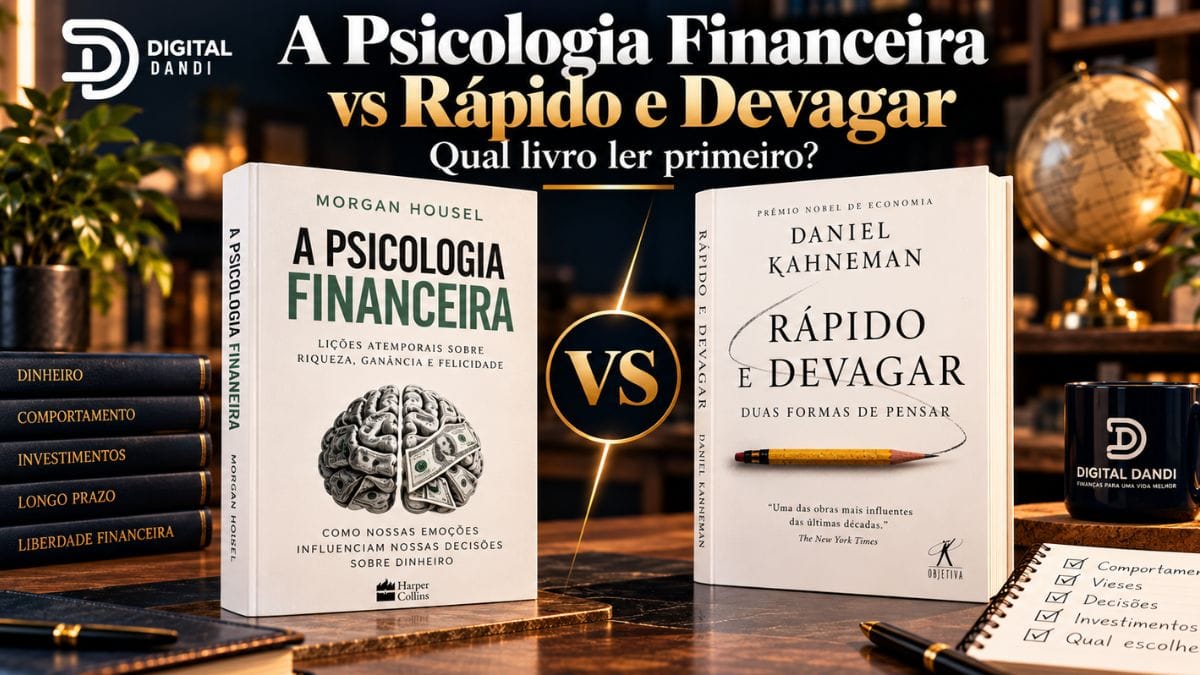 A Psicologia Financeira vs Rápido e Devagar: Qual Livro Ler?