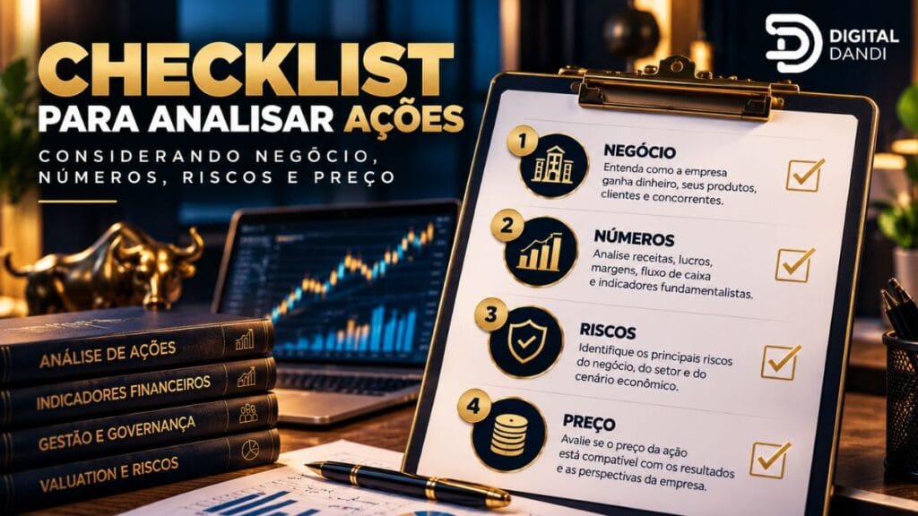 Checklist para analisar ações