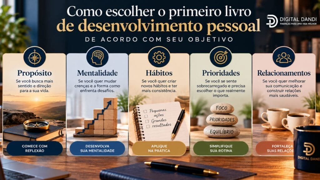 como escolher os melhores livros de desenvolvimento pessoal