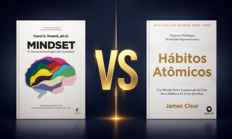 Mindset vs Hábitos Atômicos