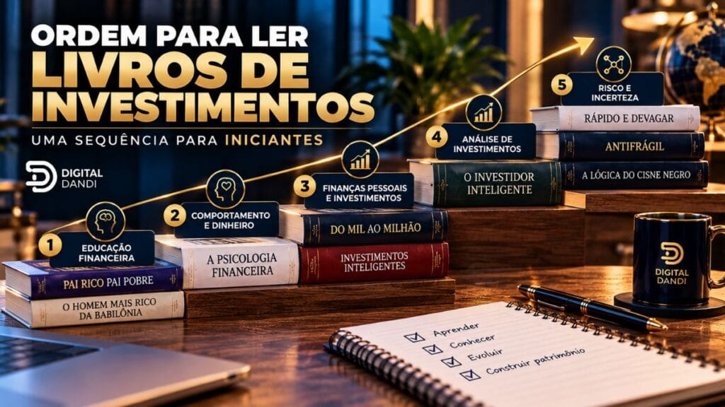 sequencia para ler os livros de investimentos