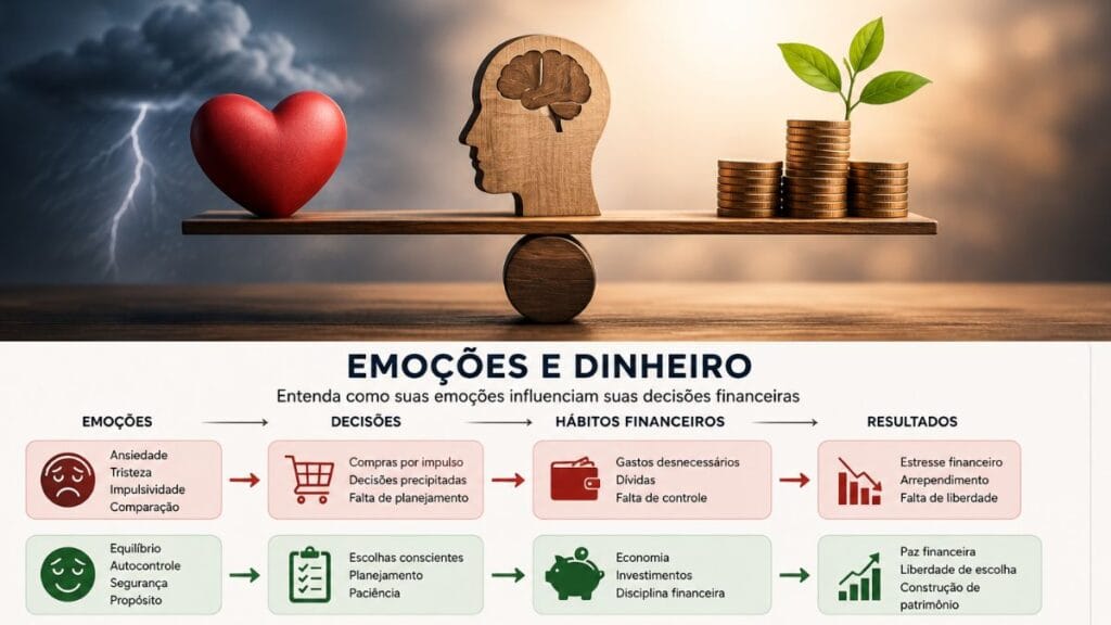 emoções e decisões financeiras Dinheiro é Emocional