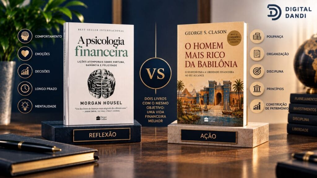Diferenças entre A Psicologia Financeira e O Homem Mais Rico da Babilônia
