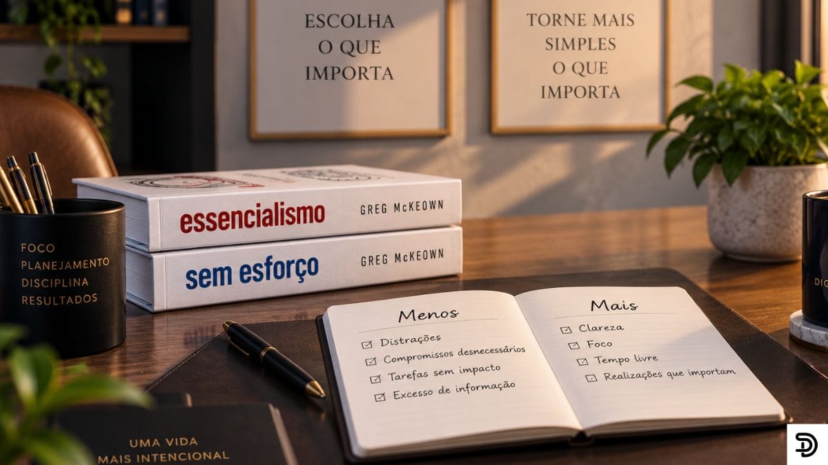 Essencialismo vs Sem Esforço diferenças entre os livros
