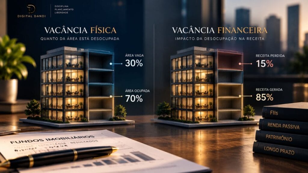 Vacância física e financeira em fundos imobiliários