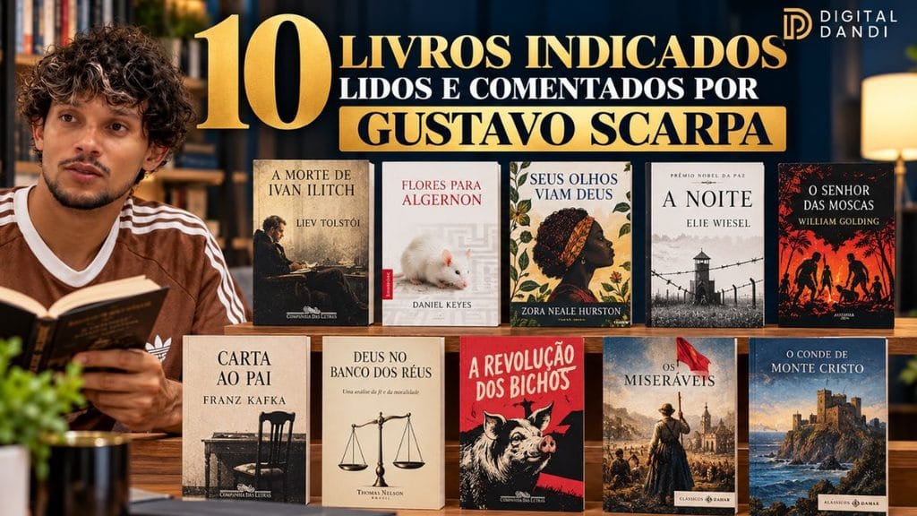 10 livros indicados lidos e comentados por Gustavo Scarpa