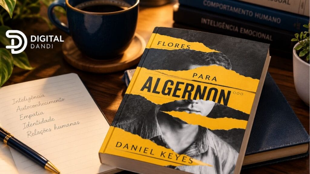 Livro Flores para Algernon de Daniel Keyes ,inteligência, autoconhecimento e empatia