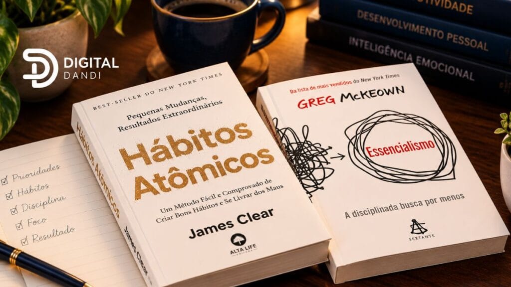 Hábitos Atomicos vs Essencialismo comparações